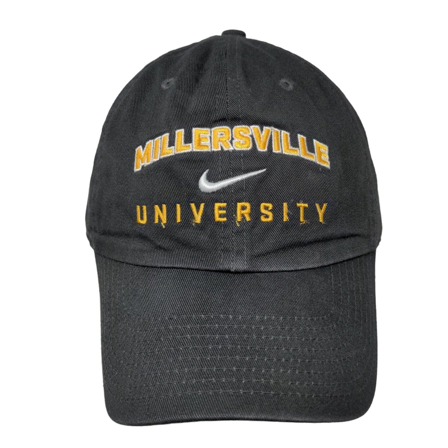 Nike S1ze Heritage86 Men's Slideback Hat Gray Size OSFM Millersville University