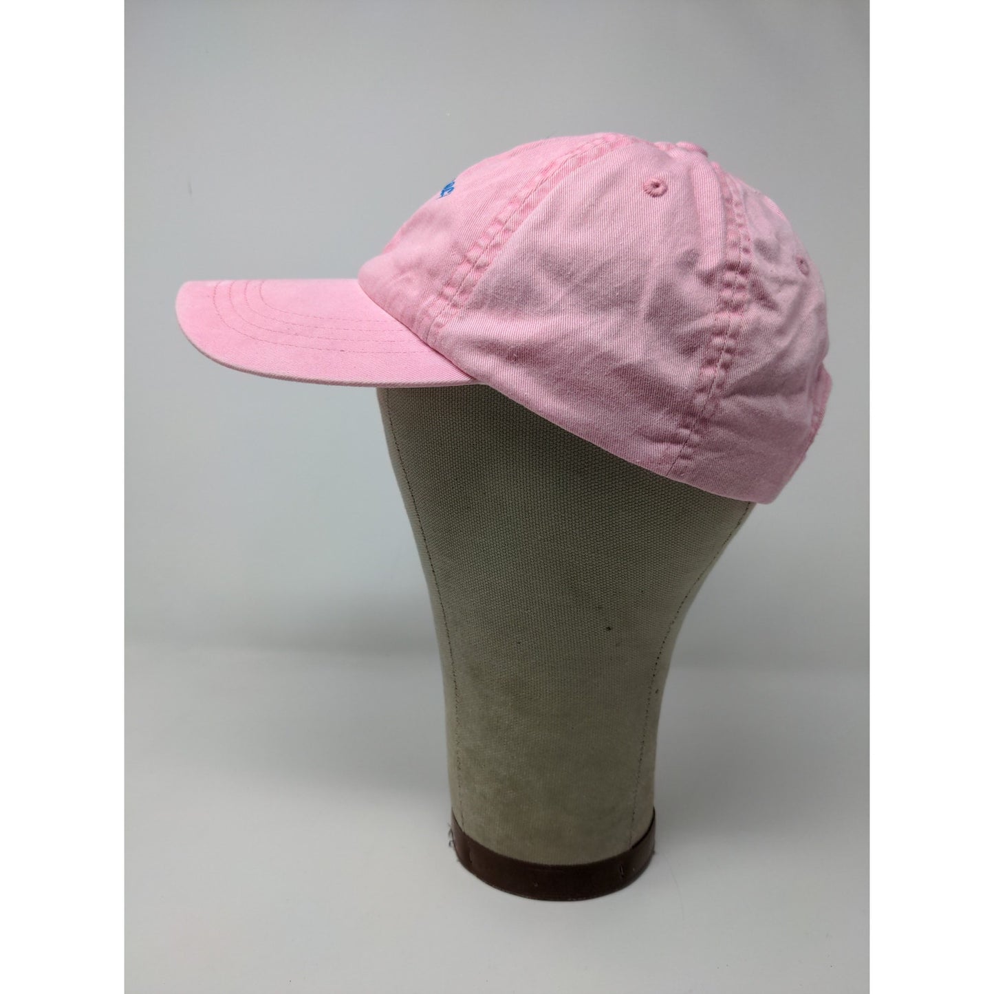 Maderia Beach, FL Strapback Hat Pink Flower Embroidered Spell Out