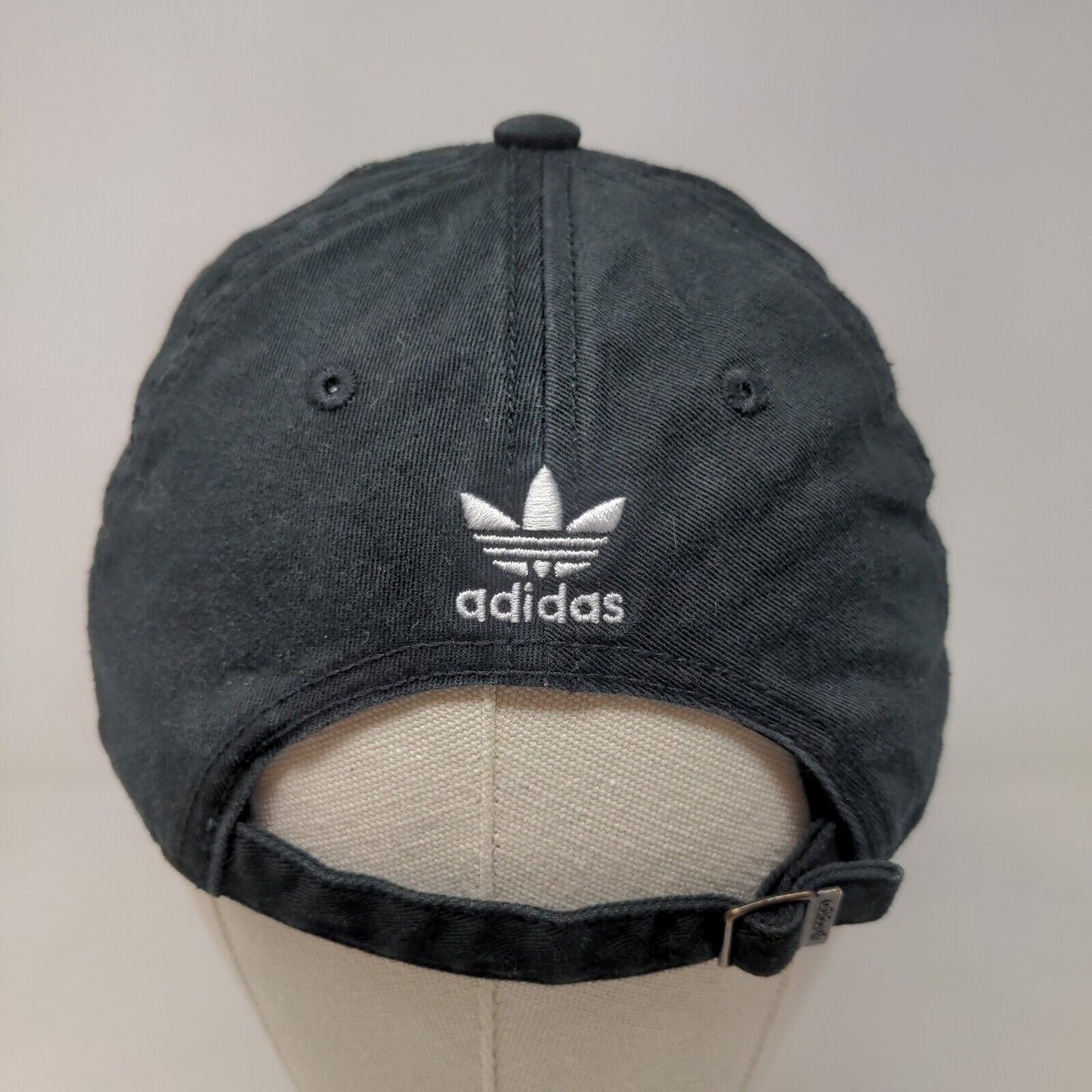 Adidas Boys Slideback Hat Black Size OSFY Youth Embroidered Trefoil Logo