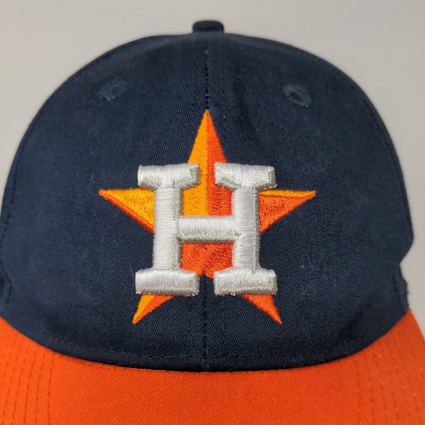 MLB Houston Astros Outdoor Cap Sports Orange Blue Strapback Hat Cap One Size