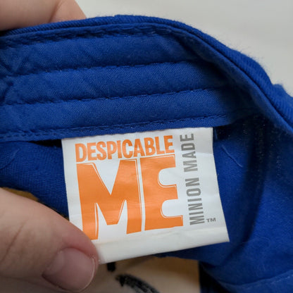 Despicable Me Minion Made Boy's Snapback Hat Blue Yellow OSFM Graphic Logo