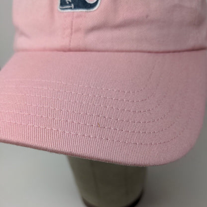 Vineyard Vines Shep & Ian Women's Slideback Hat Pink Embroidered Logo Whale