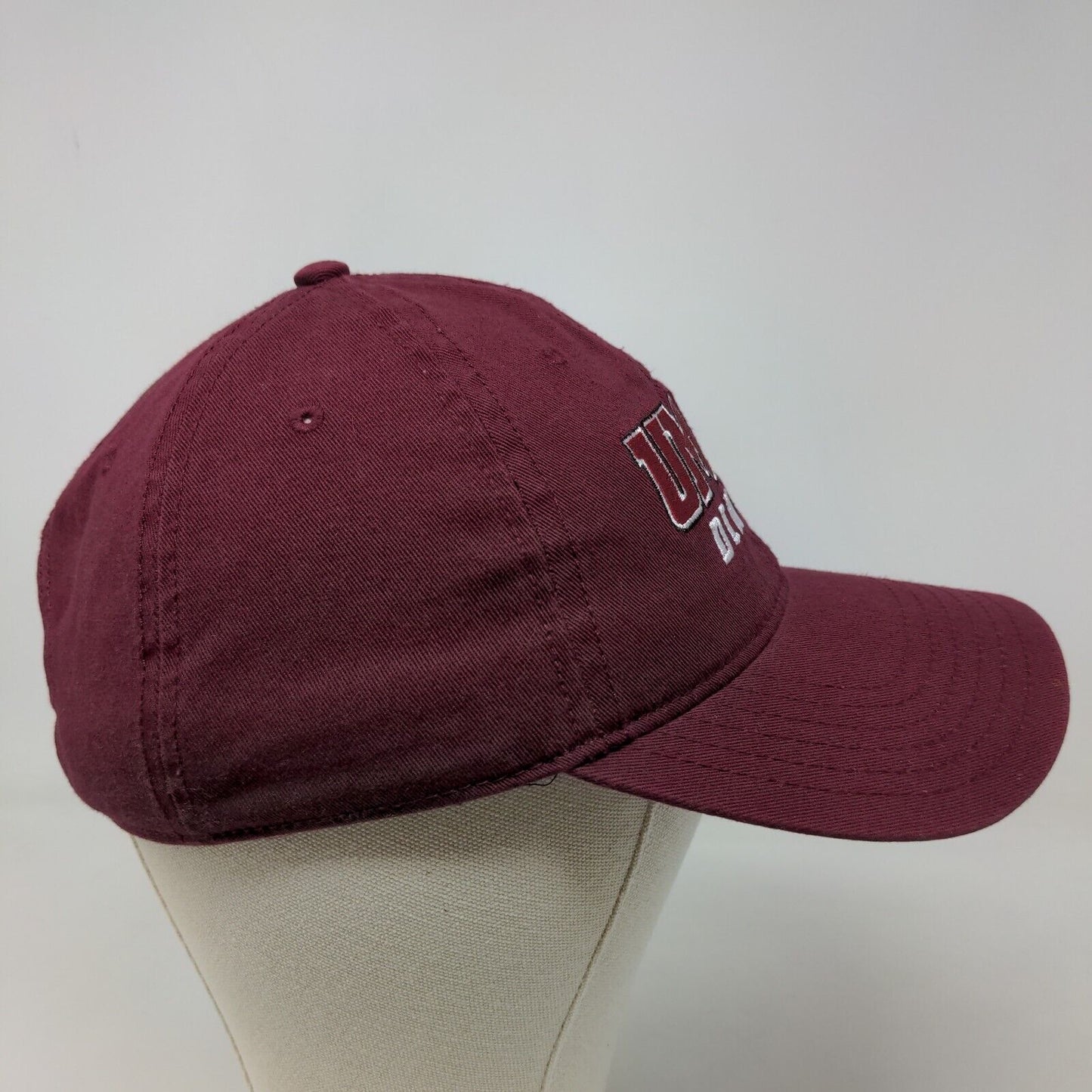 Otto UMass University of Massachusetts Slideback Hat Red OSFM Embroidered Logo