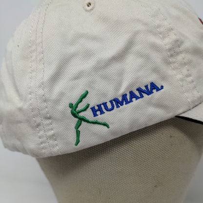 Racing for Kids Mens Strapback Hat Beige Adjustable Embroidered Car Logo