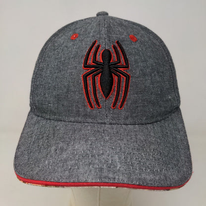 Marvel Kids Boy's Spiderman Snapback Hat Gray OS Embroidered Big Logo