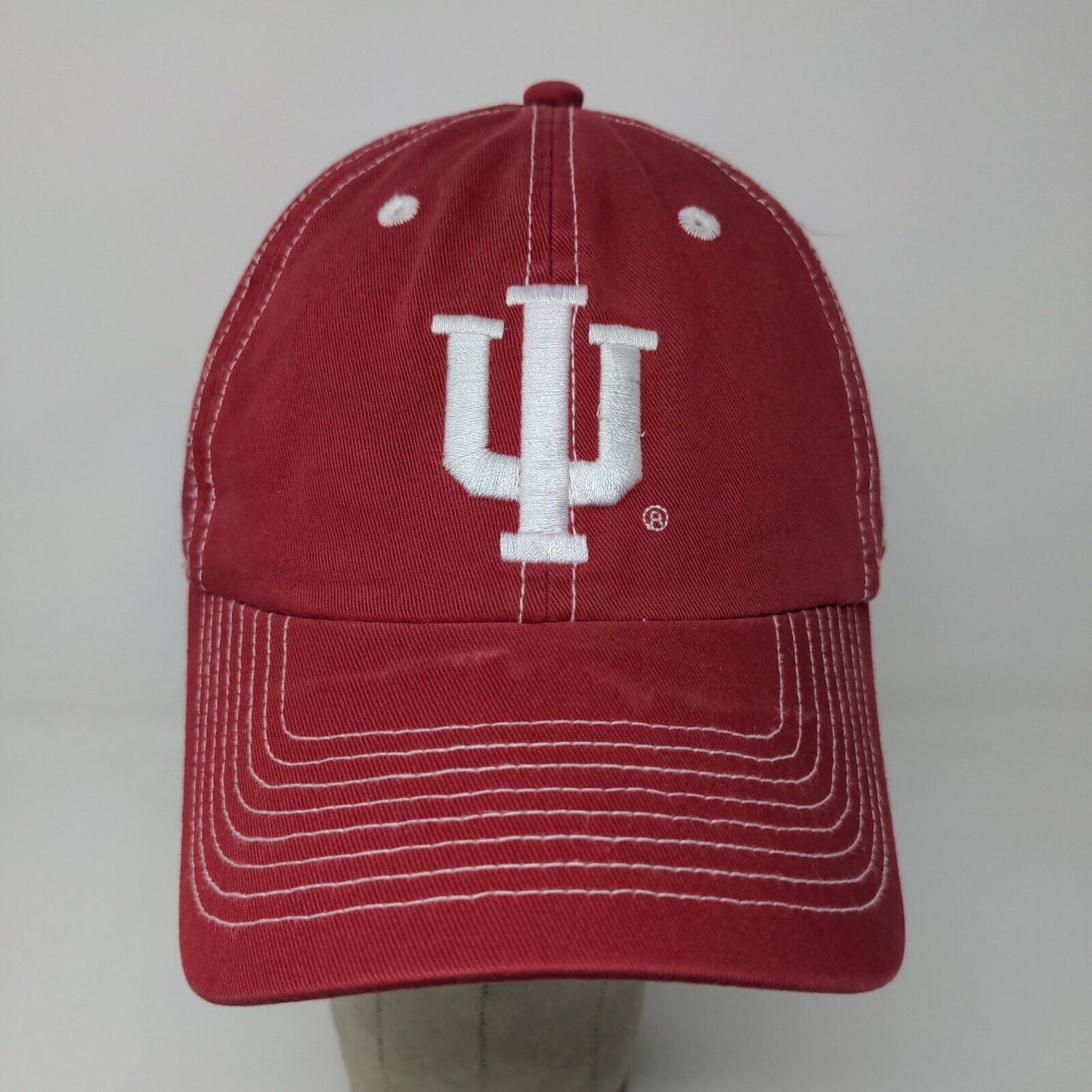 Adidas Indiana University Hoosiers Slideback Hat Red OSFM Embroidered Logo