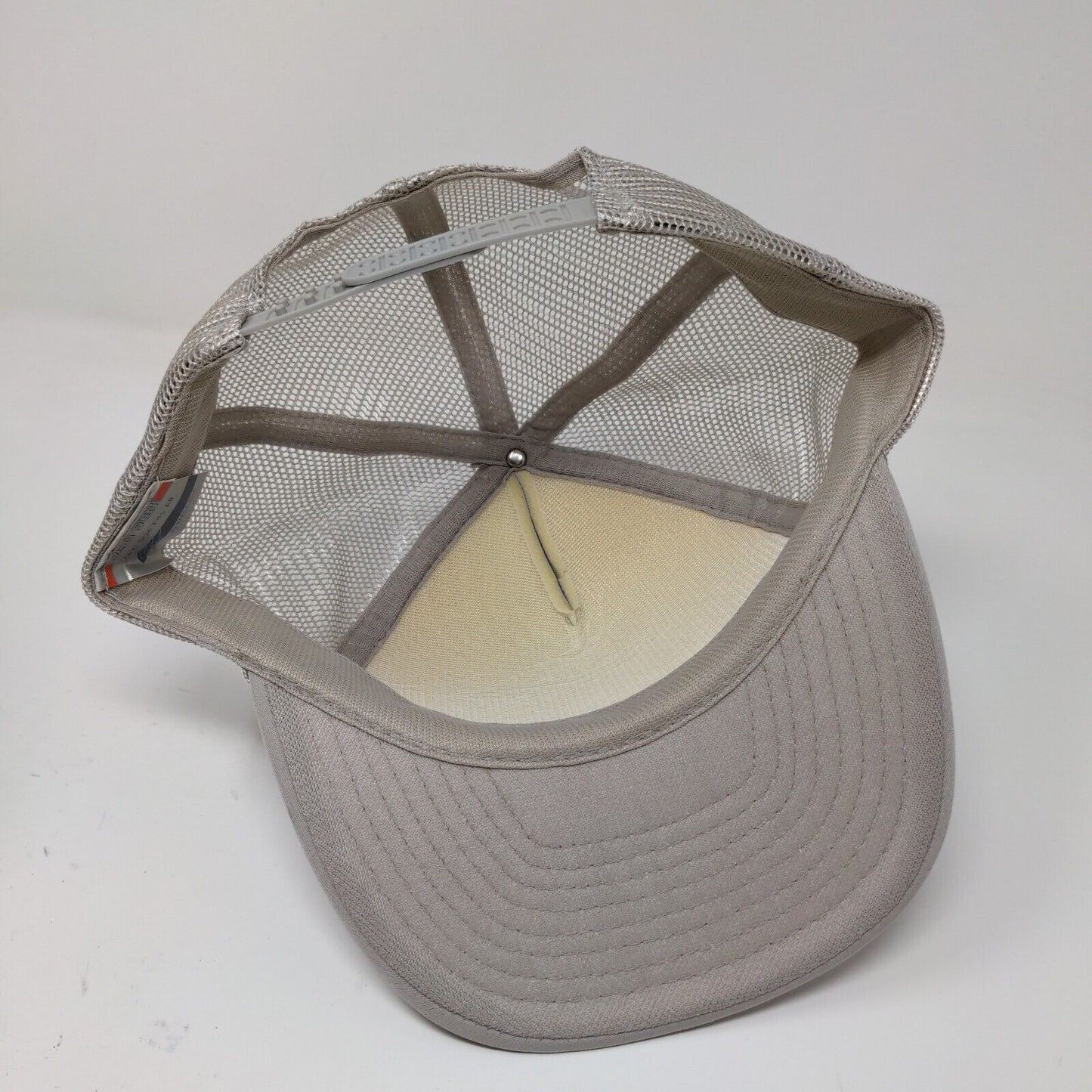 San Sun Indiana 1992 Senior Softball State Tournament Gray Snapback Hat Cap OSFA