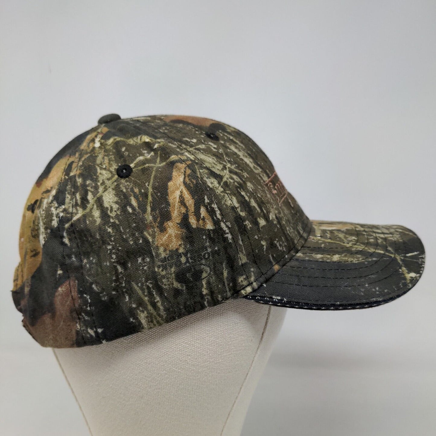 OC Sports Men's Strapback Hat Green Camo OSFM Embroidered Smart Trust Logo