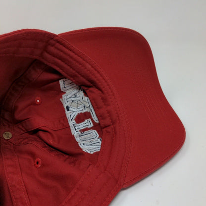 University Of Dayton Flyers Mens Hat Red Size Small Fitted Cap Embroidered Logo