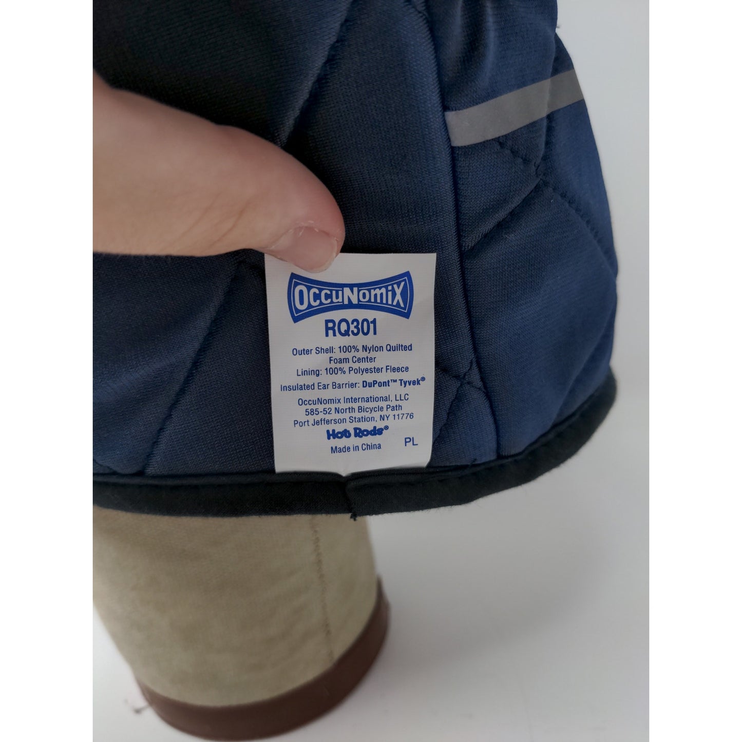 Occunomix Cold Stress Winter Hat Liner Insulated W/Tags Blue