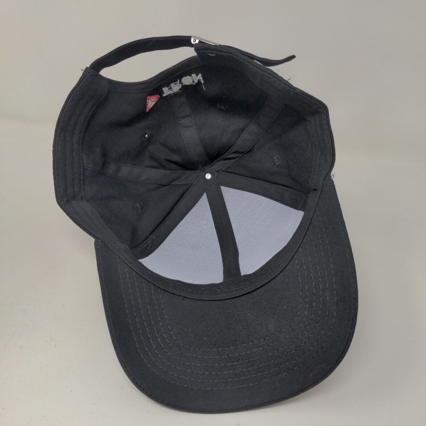 Unbranded Men's Slideback Hat Black Adjustable HackaTron Logo Embroidered