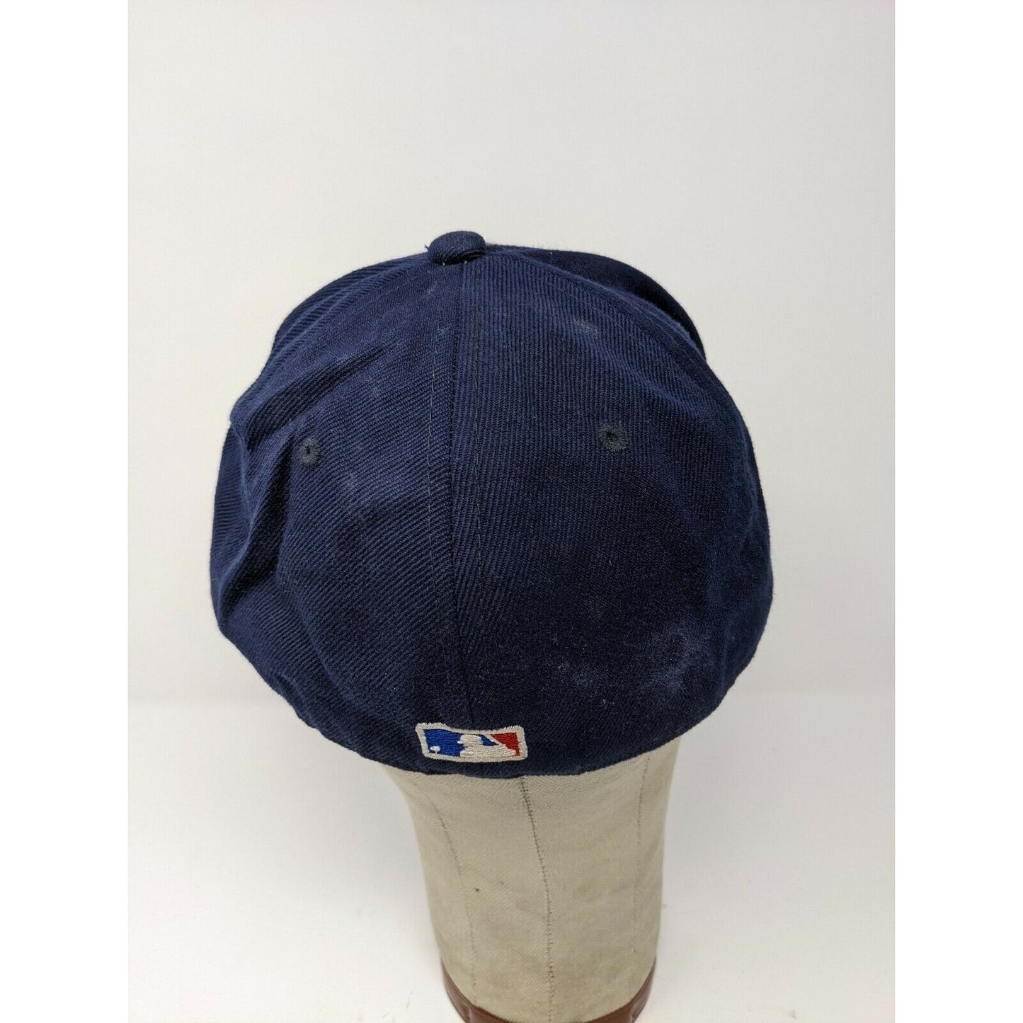 New Era Hat Cap New York Yankees MLB Size 7 1/2 Embroidered Logo Blue Baseball