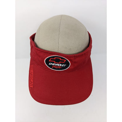 NASCAR Chevrolet Chevy Racing Strapback Visor Racing Champions Red OSFA