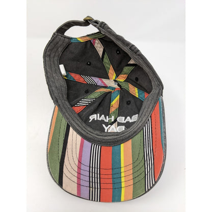 Bad Hair Day Slideback Hat Adjustable Black Colorful Embroidered OSFM