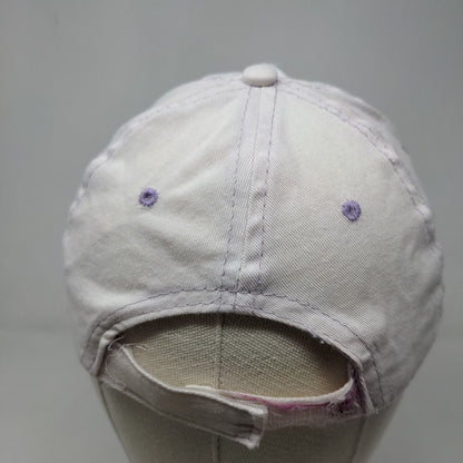 Hello Kitty Sanrio Girl's Strapback Hat White Adjustable Graphic Rainbow 2023