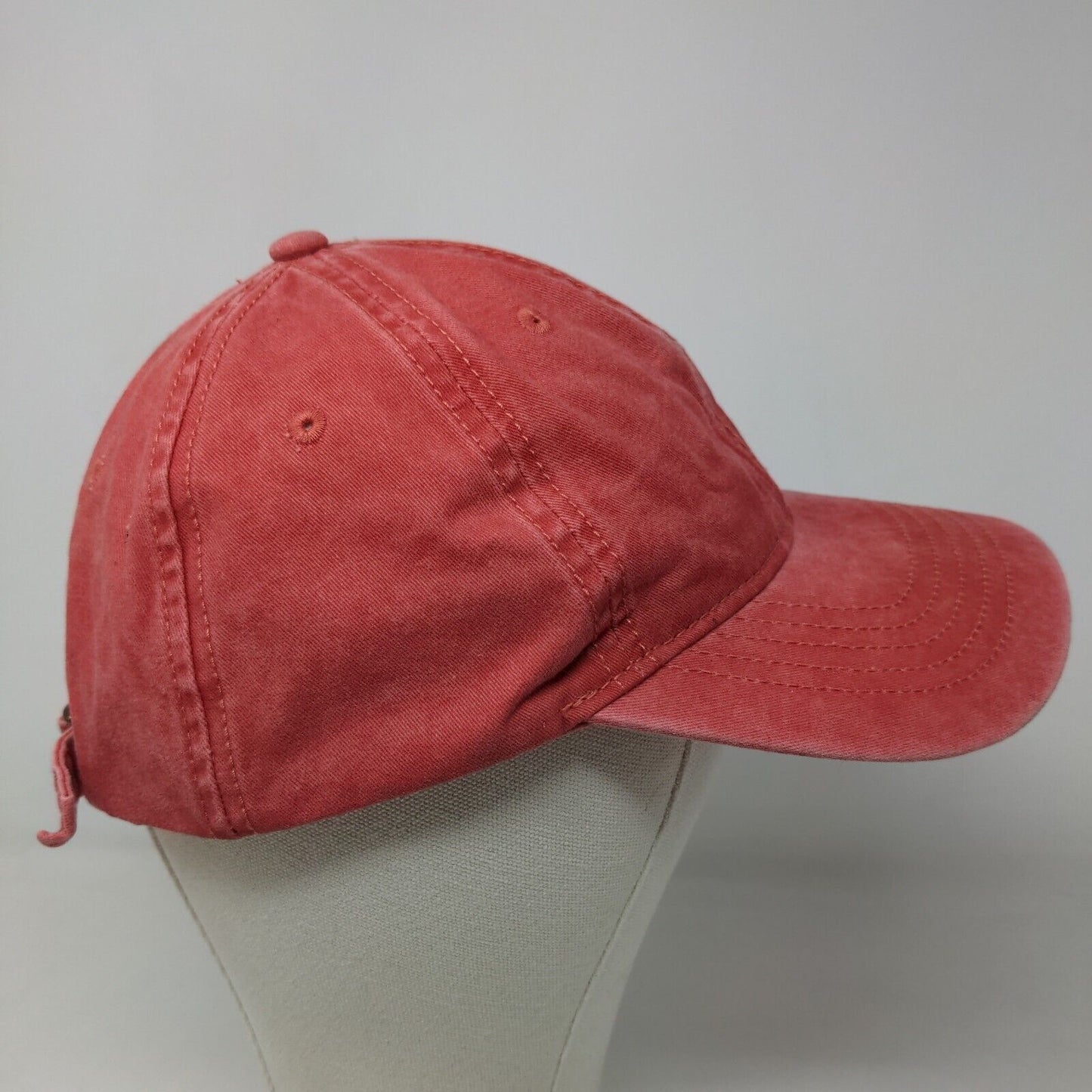 Unbranded Men's Slideback Hat Pink Coral Size OSFM Blank Adjustable