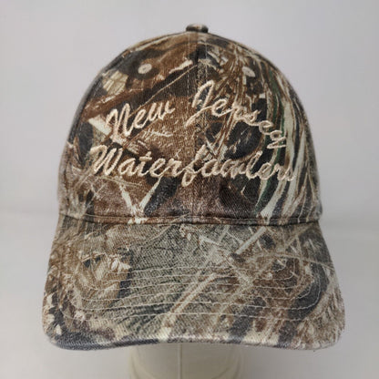 Kati Men's Slideback Hat Brown Camo OSFA Embroidered New Jersey WaterFowlers