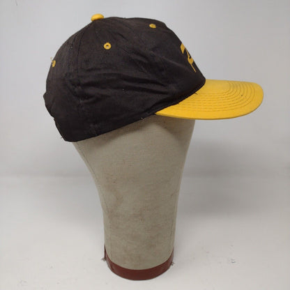 Outdoor Cap PW Black Yellow Snapback Hat Cap Adjustable OSFM Graphic Print