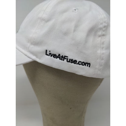 Live at Fuse Purdue Dorm Slideback Hat Embroidered Logo White