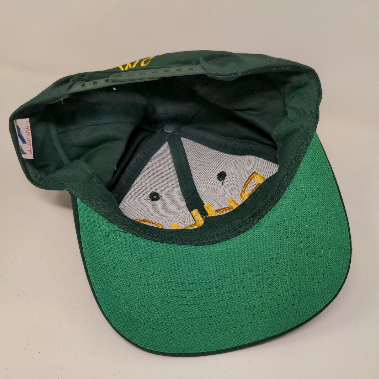Toppers Men's Snapback Hat Green OSFA Embroidered BHHC WCT Logo