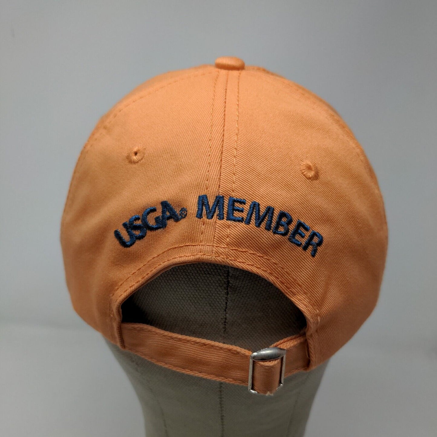 USGA Men's Slideback Hat Orange Adjustable US Open Chamber's Bay 2015