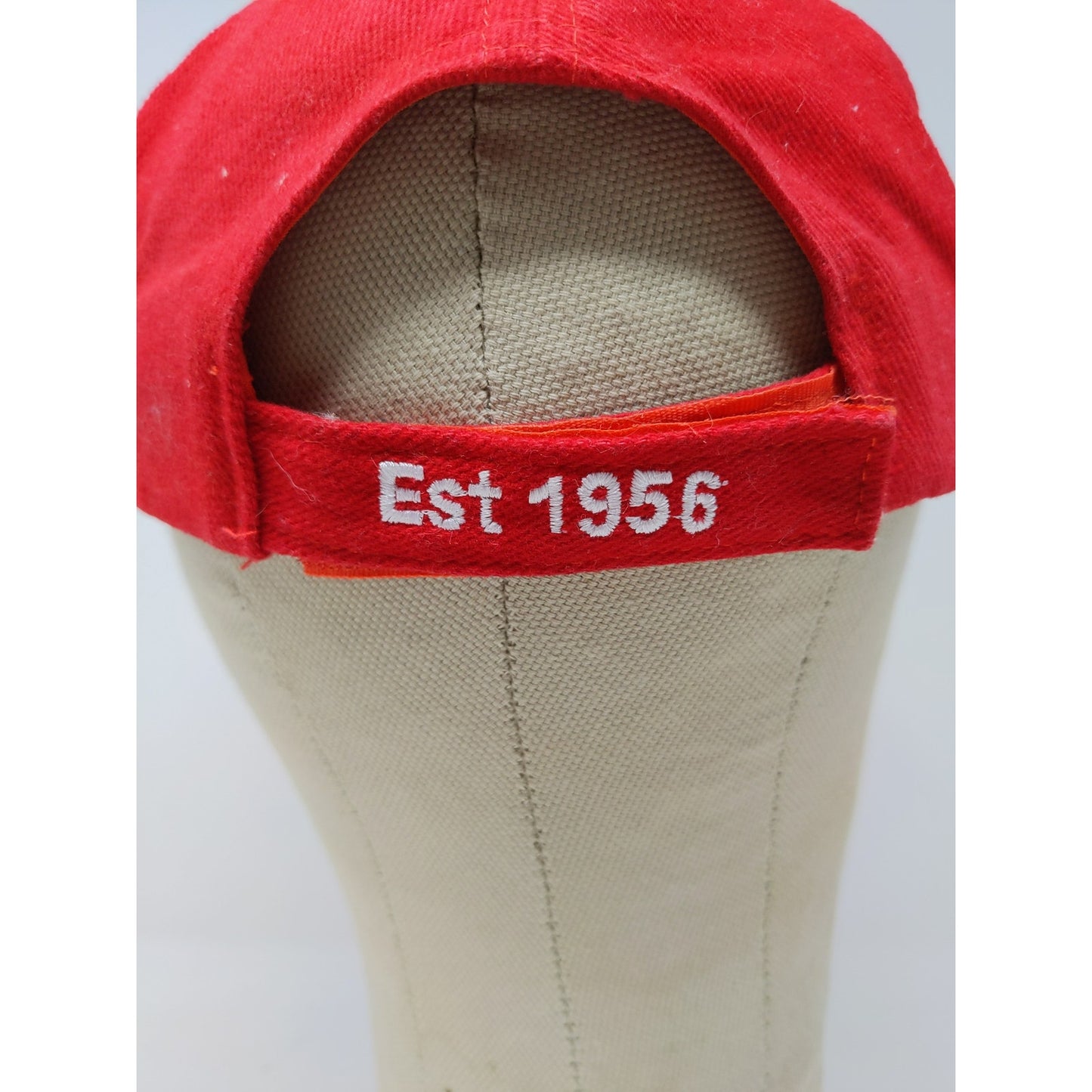 84 Lumber 2006 50 Year Anniversary Strapback Hat Adjustable 58CM Red Embroidered