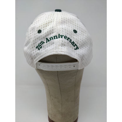 75th Anniversary Pioneer Seeds Snapback Mesh Back Hat White Green Embroidered