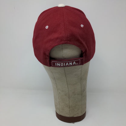 Steve & Barry's IU Indiana Hoosiers Strapback Hat Embroidered Logo Red OSFA
