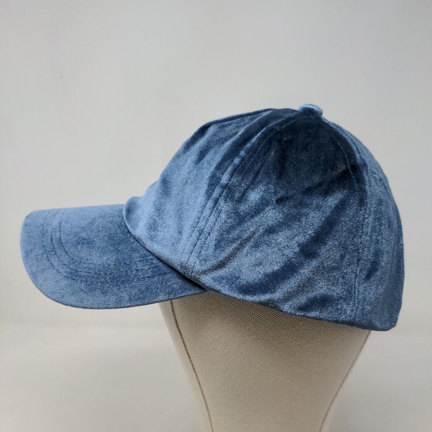 Unbranded Men's Slideback Hat Velour Size OSFM Polyester Blend Blank