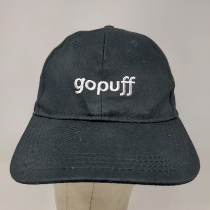 GoPuff Men's Slideback Hat Black Adjustable Embroidered Logo Delivery