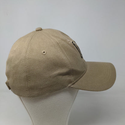 Unbranded Men's Strapback Hat Tan Adjustable Embroidered New York Logo