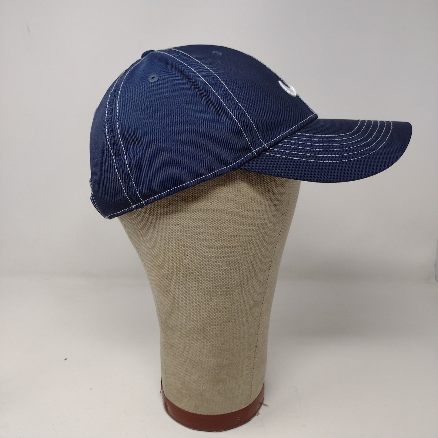 Nike Golf Strapback Hat Mooresville Pioneers Embroidered Swoosh Logo Blue OSFM