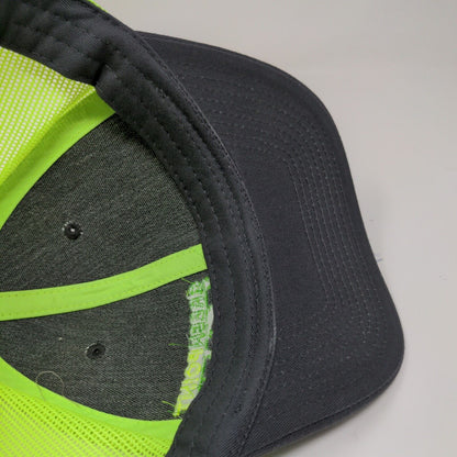 Greenpoint Metals Port Authority Green Gray Snapback Meshback Hat Cap Adjustable
