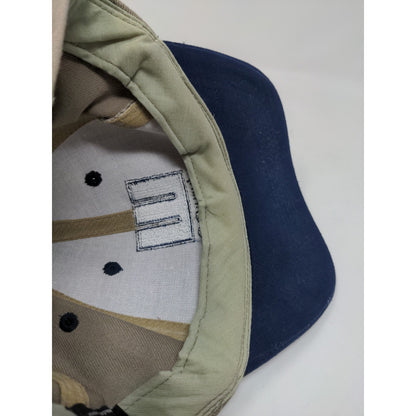 WYCO Slideback Adjustable Hat Seba Cap Embroidered Beige & Blue