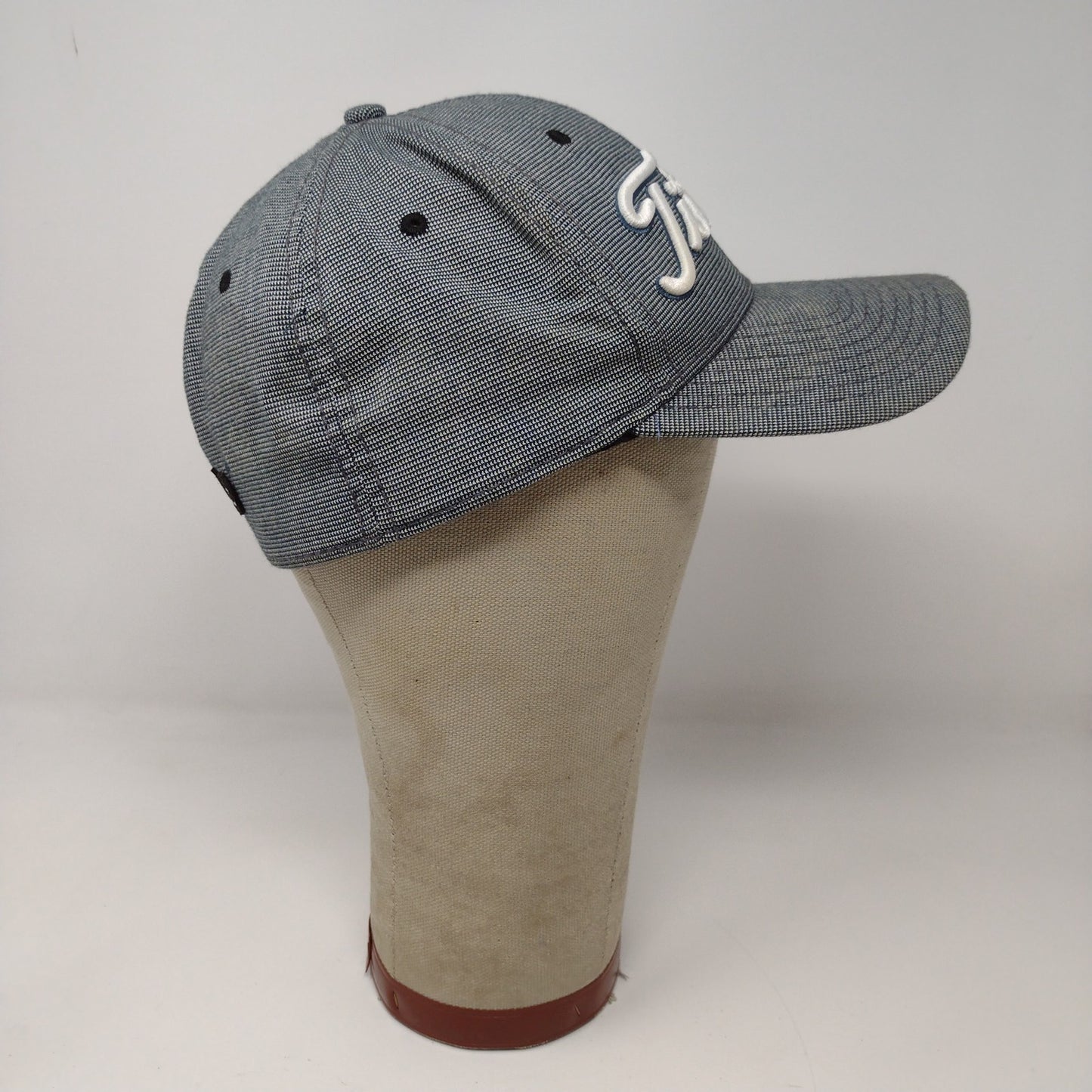 Titleist Golf Hat Size S/M Gray Embroidered Spell Out Logo Polyester
