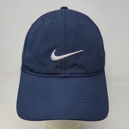 Nike Golf Men's Strapback Hat Blue Size OSFM Embroidered Swoosh Logo