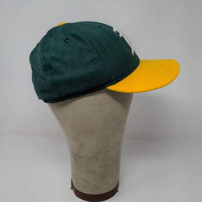 Oakland Athletics Hat Green and Yellow New Era Brand Fitted 6 7/8