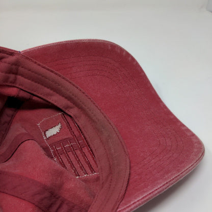 Home Free Men's Slideback Hat Red OSFM Indiana Flag Embroidered Logo