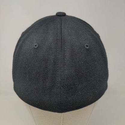 Flexfit Men's Reach Mobi Fitted Hat Black Size S-M Embroidered Logo