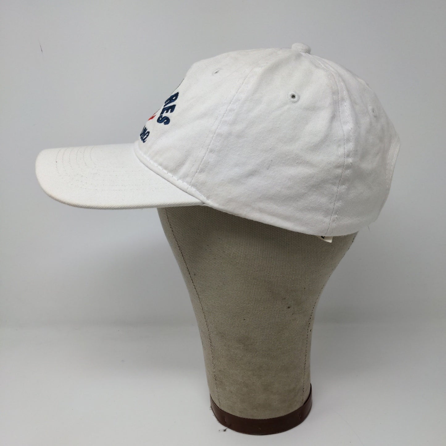 Surf Style Gulf Shores Alabama Strapback Hat White/Cream OSFM Embroidered