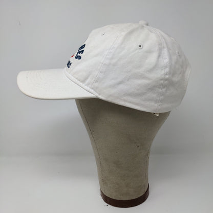 Surf Style Gulf Shores Alabama Strapback Hat White/Cream OSFM Embroidered