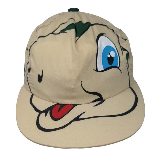 Riuland Boy's Strapback Hat Tan Adjustable Graphic Face Logo Spots