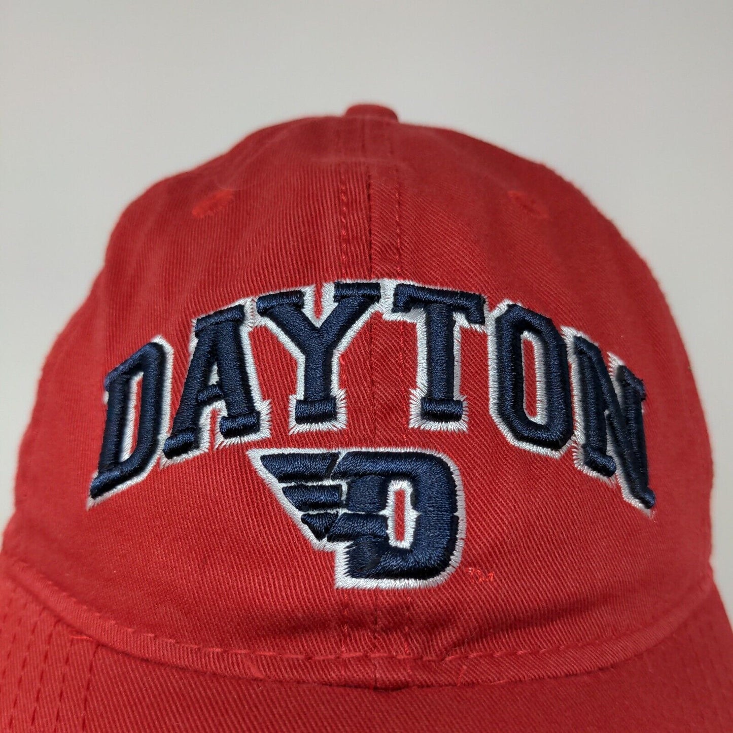 University Of Dayton Flyers Mens Hat Red Size Small Fitted Cap Embroidered Logo