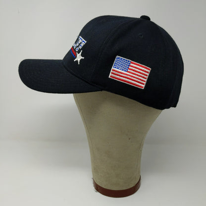 Flexfit 9/11 Memorial Sheriff Hat Patriotic American Flag Black Embroidered