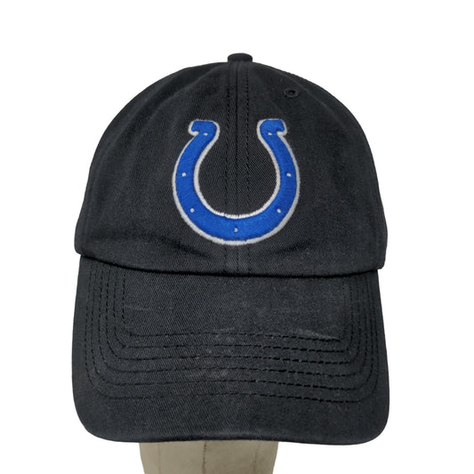 '47 Brand Fitted Hat Black Size L Indianapolis Colts Cap Embroidered Logo