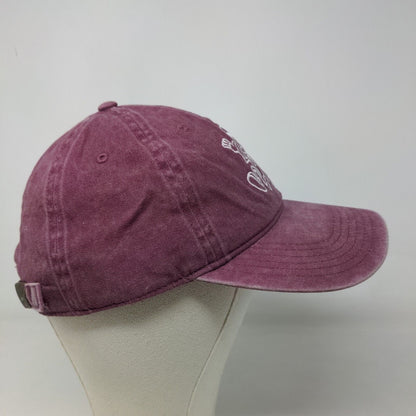 Otto Men's Slideback Hat Red Burgundy Woodsy's Pizza Embroidered Logo