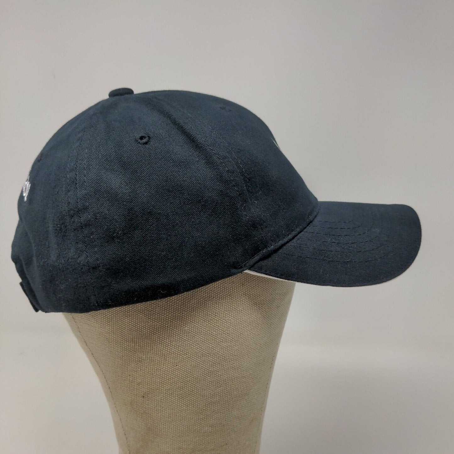 William Rast Men's Strapback Hat Black Adjustable T. Bell #99 Embroidered Logo