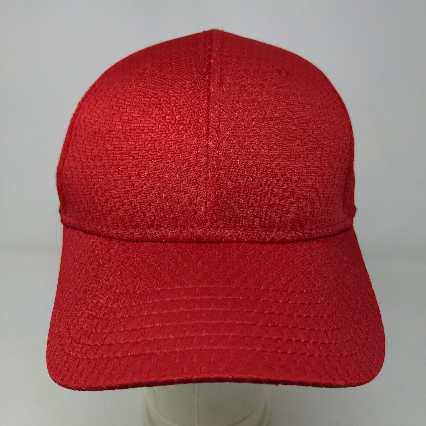 Otto Men's Strapback Hat Red Size OSFM 100% Polyester Adjustable