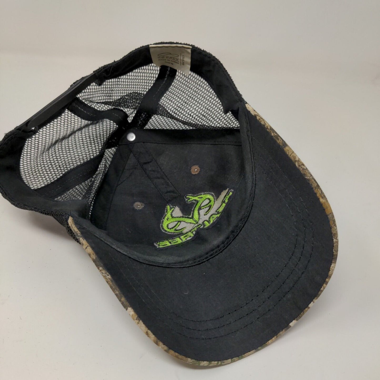 Realtree Edge Men's Snapback Mesh Back Camo Hat Brown OSFM Embroidered Logo
