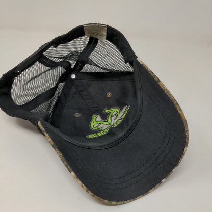 Realtree Edge Men's Snapback Mesh Back Camo Hat Brown OSFM Embroidered Logo